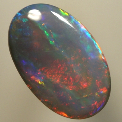 SOLID SEMI BLACK OPAL Central neon rolling flash